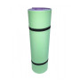 Килимок туристичний двошаровий зелено-фіолетовий 180х60х1.2 - Фото 2