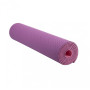 Мат для йоги и фитнеса TPE фиолетово-розовый 183х61х0.6 - Фото 3