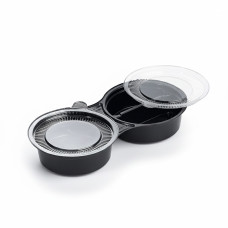 Одноразовый соусник Р-5025 на три секции, 550 шт/уп