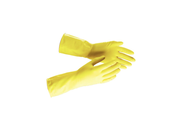 Господарські рукавички  латексні багаторазові щільні, 1 пара/уп