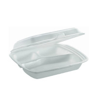 Ланч-бокс MB-3 з пінополістиролу (240х210х70), 150 шт/уп