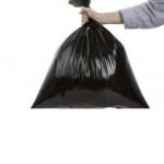 Купить большие мешки для мусора особо прочные с завязками. Большие мусорные пакеты оптом или в розницу. 