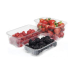 Купить одноразовые контейнеры для ягод, клубники, контейнер для хранения зелени материал пэт - полиэтилентерефталат. цвет прозрачный