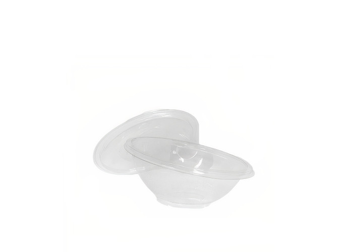 Упаковка для салата Oval-500 мл косая овальная прозрачная, 450 шт/уп