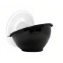 Упаковка для салату Oval-1000 мл коса овальна чорна, 400 шт/уп - Фото 1